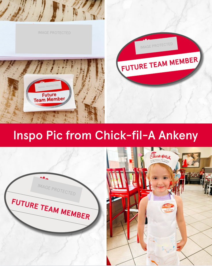 Future Team Member Nametag Stickers