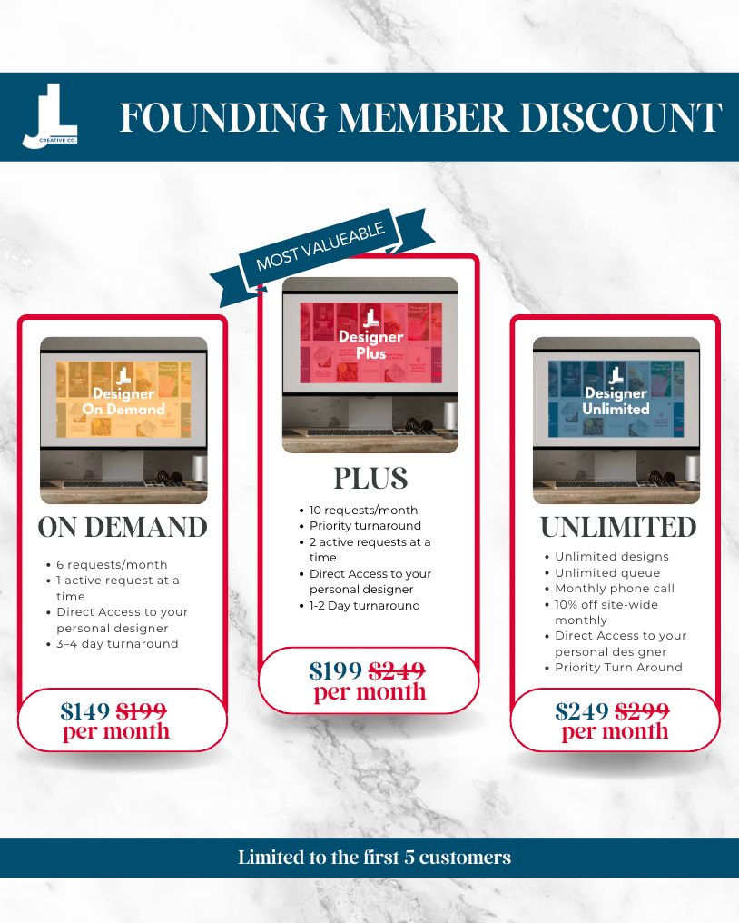 J+L Creative Club: Designer Subscription