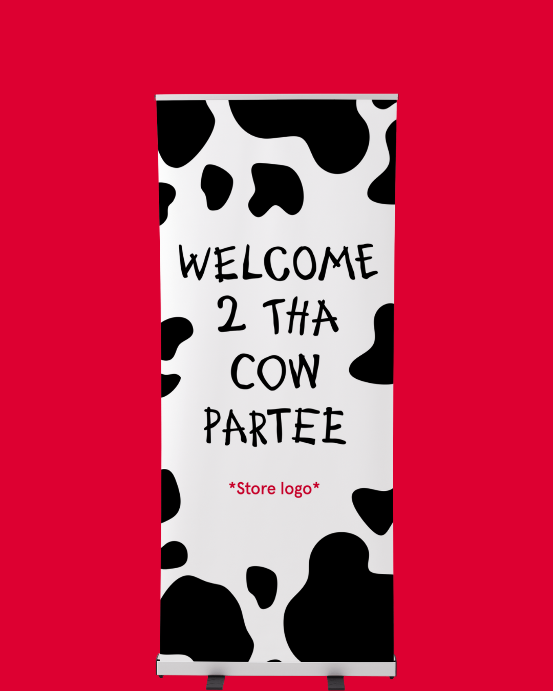 “Welcome to the Party” Retractable Vinyl Banner