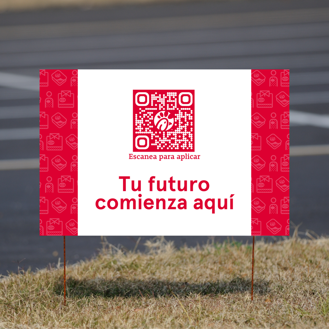 Your Future Starts Here - Hiring Yard Sign