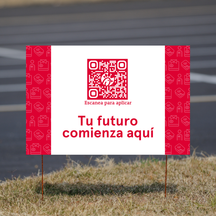 Your Future Starts Here - Hiring Yard Sign
