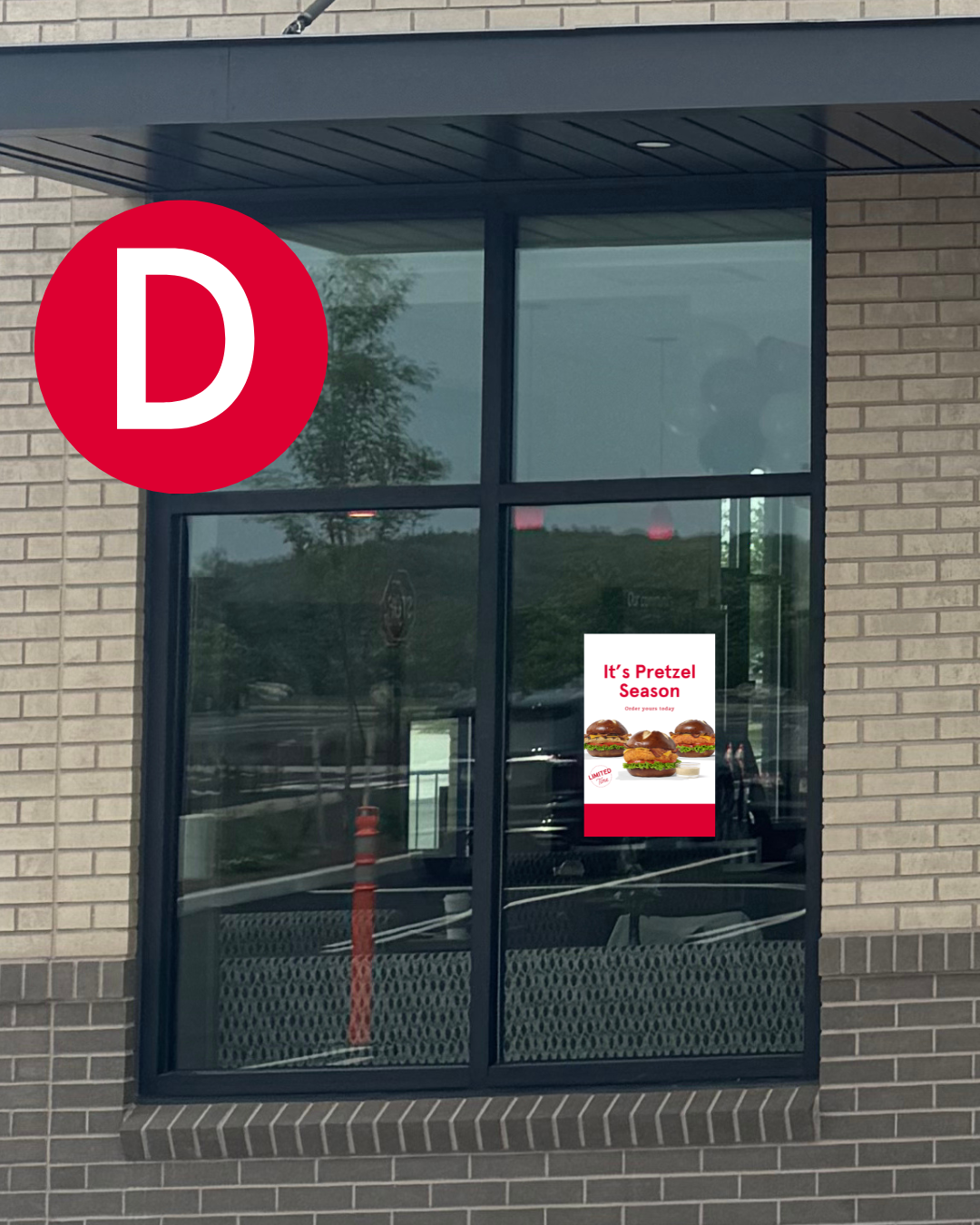 Cherry Berry & Pretzel Bun Window Clings