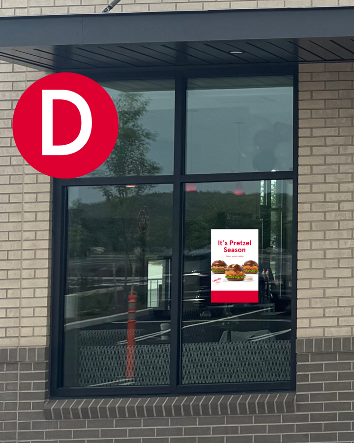 Cherry Berry & Pretzel Bun Window Clings