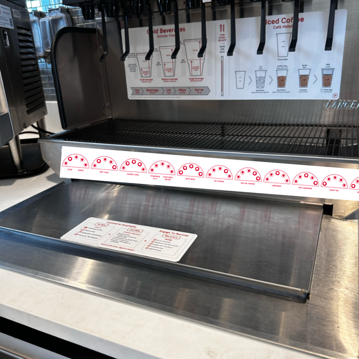 Drink Tower Lid Decal