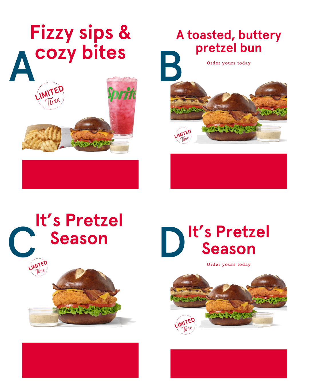 Cherry Berry & Pretzel Bun Window Clings