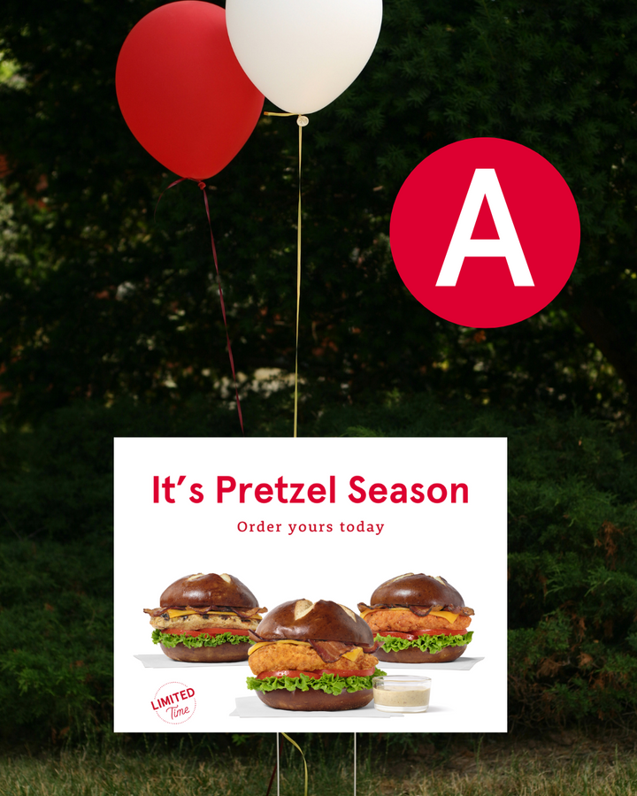 Cherry Berry + Pretzel Bun Lawn Signs