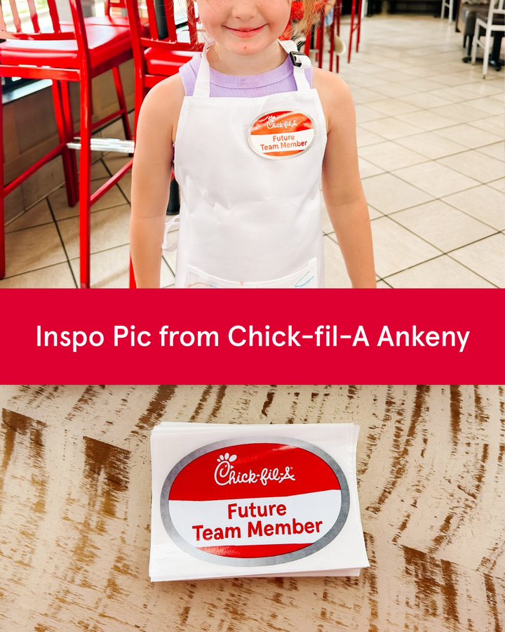 Future Team Member Nametag Stickers