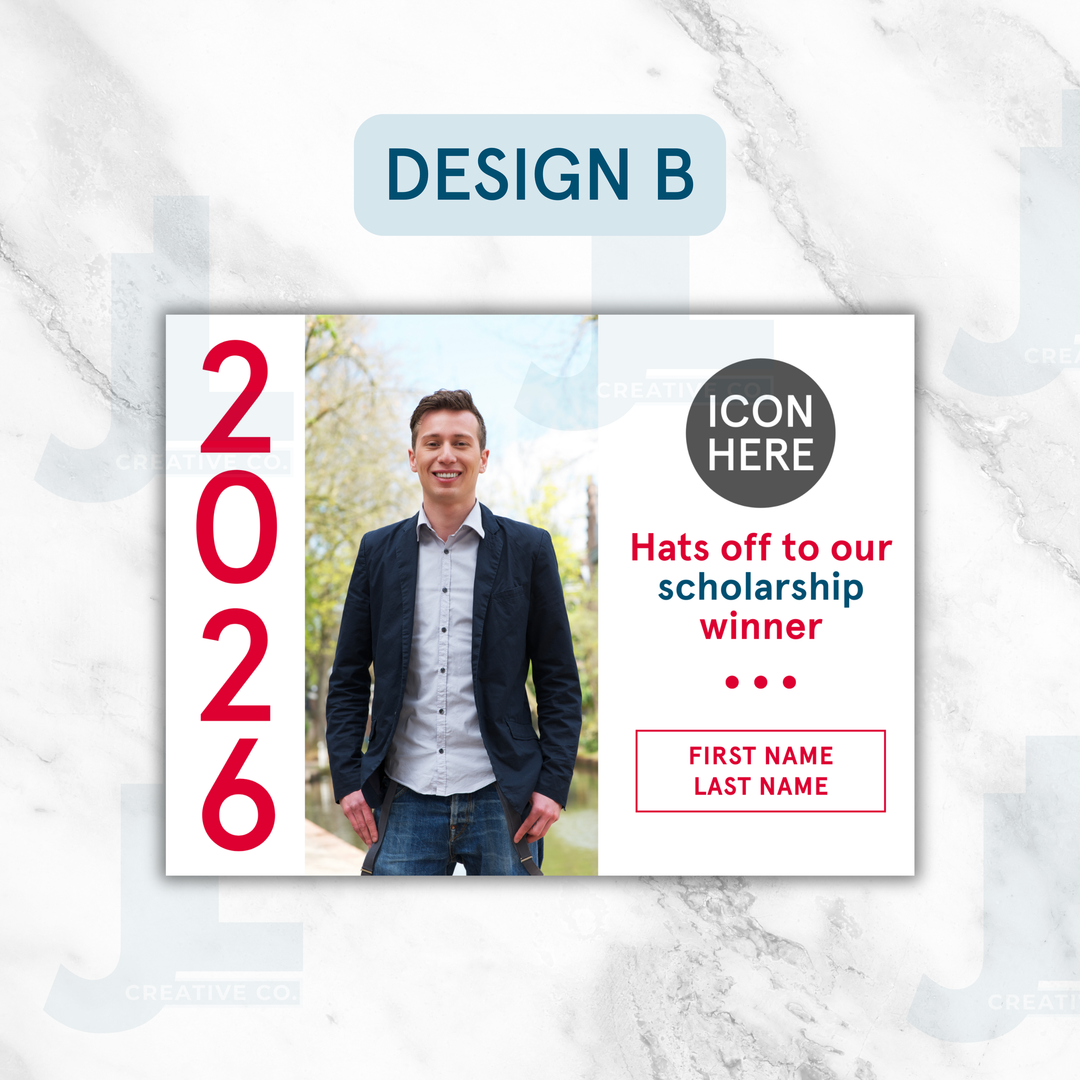 Scholarship Winner Lawn Signs