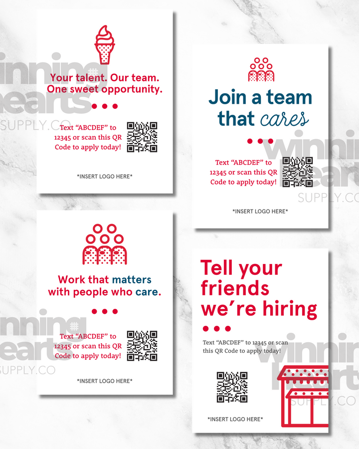 Custom Hiring Window Clings