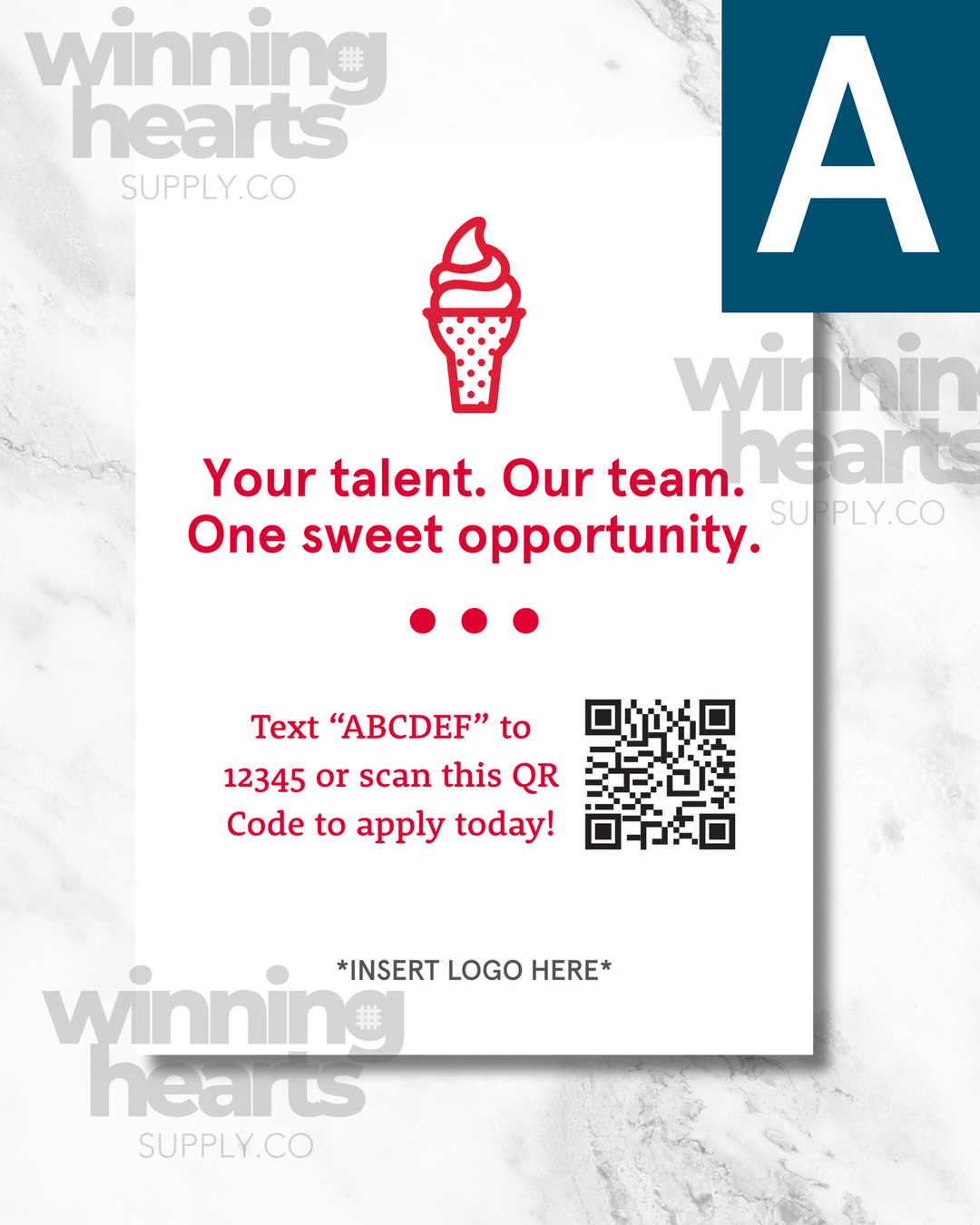 Custom Hiring Window Clings