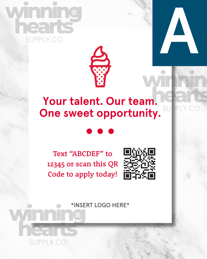 Custom Hiring Window Clings