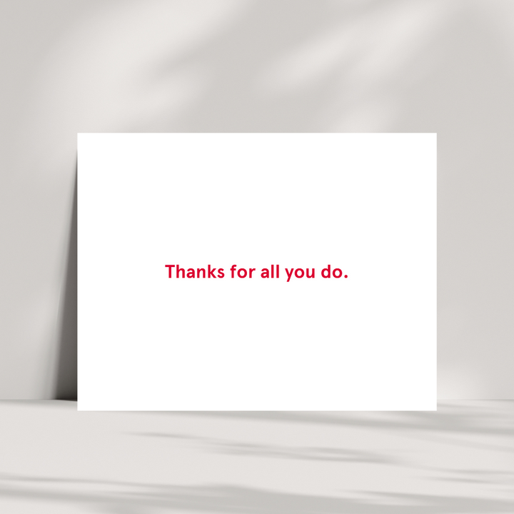 Team Member Appreciation Cards
