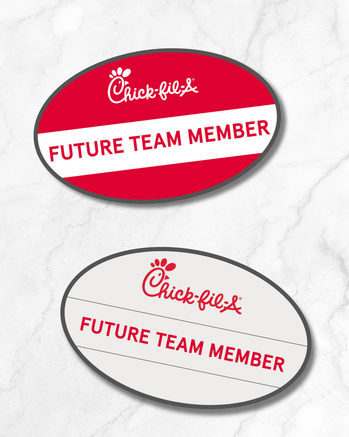Future Team Member Nametag Stickers