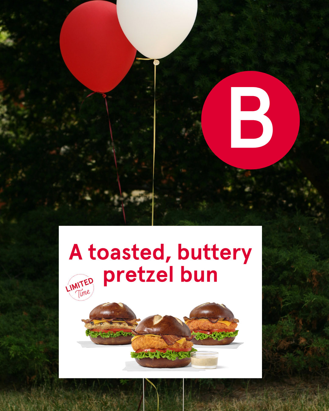 Cherry Berry + Pretzel Bun Lawn Signs