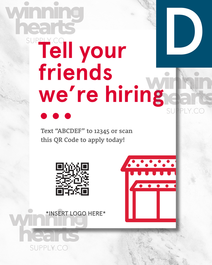 Custom Hiring Window Clings