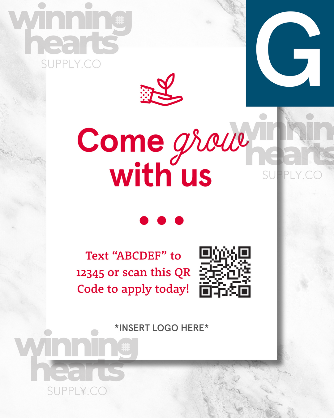 Custom Hiring Window Clings