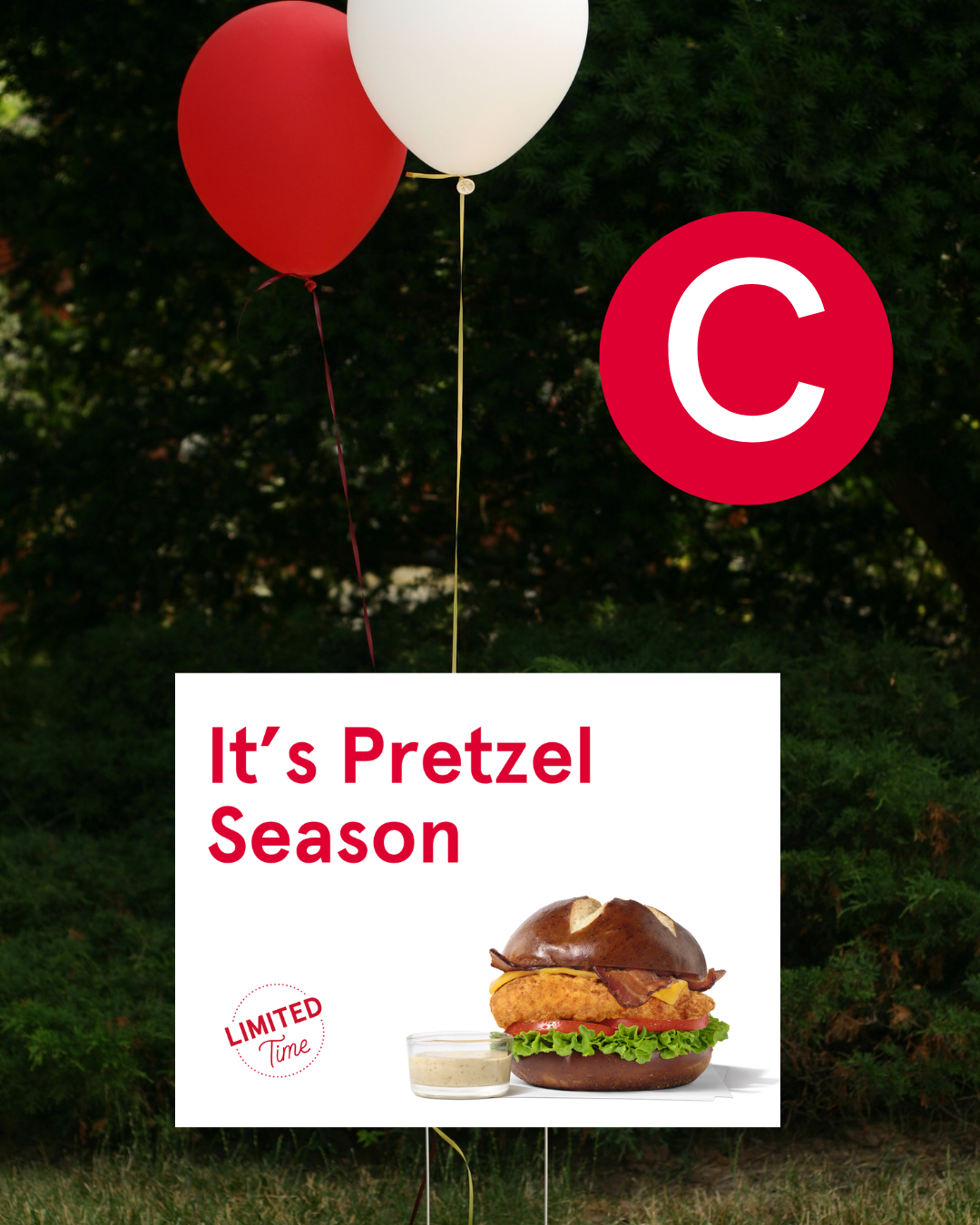 Cherry Berry + Pretzel Bun Lawn Signs