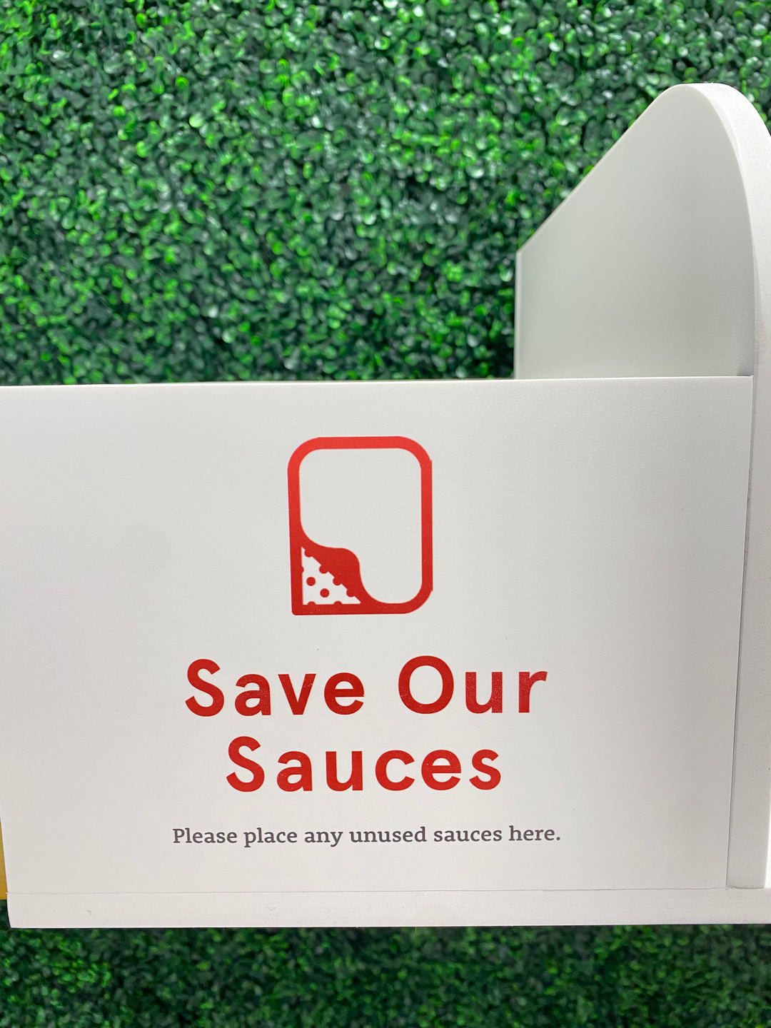 CUSTOM Sauce & Tray Organizer – Trash Can Topper