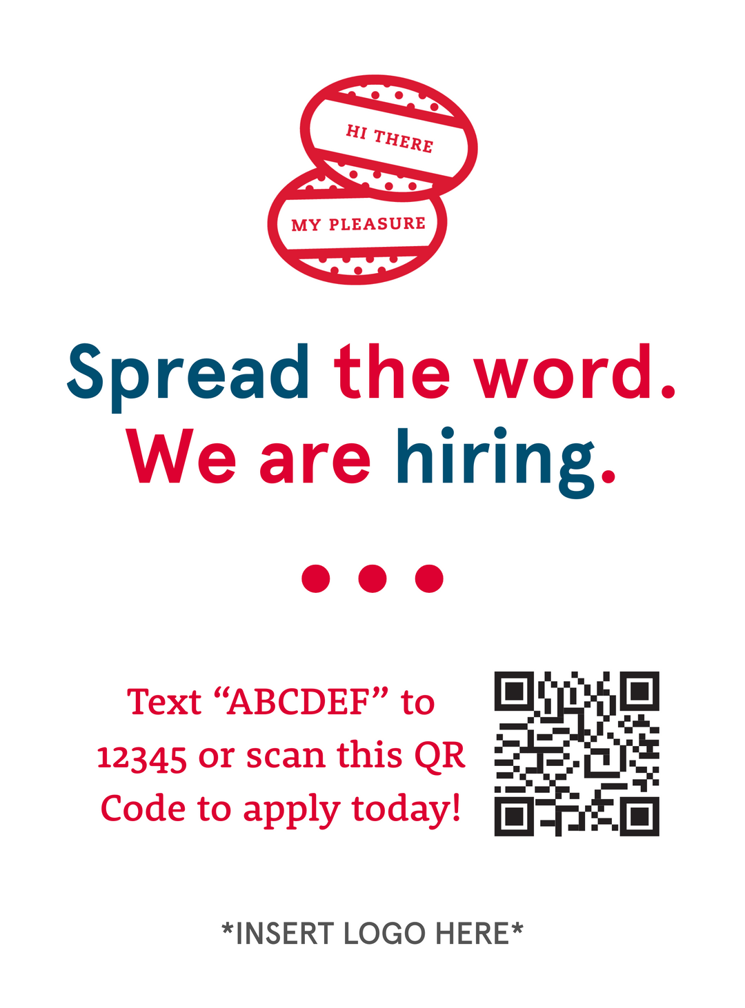 Custom Hiring Window Clings