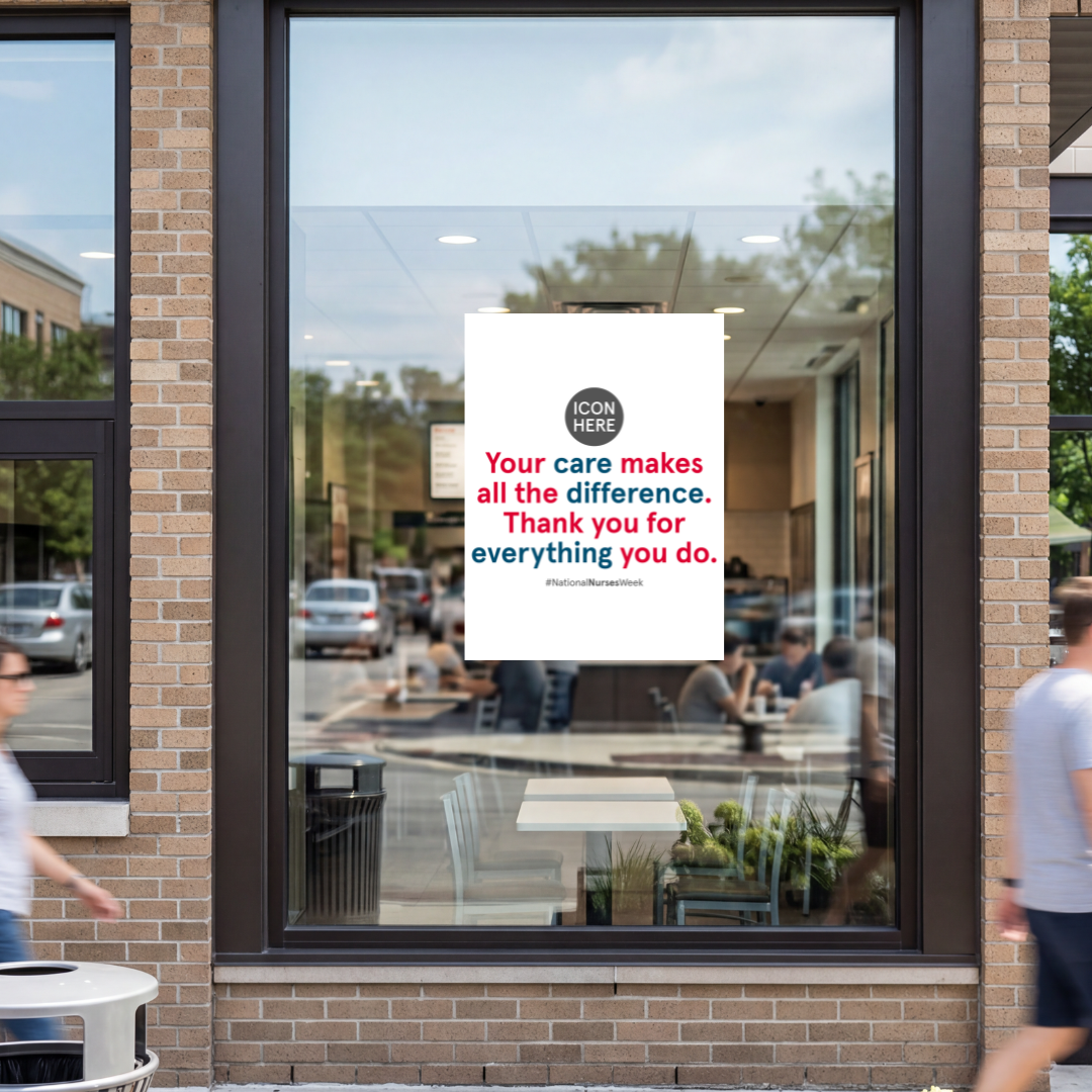 Nurse/Teacher Appreciation - Window Clings