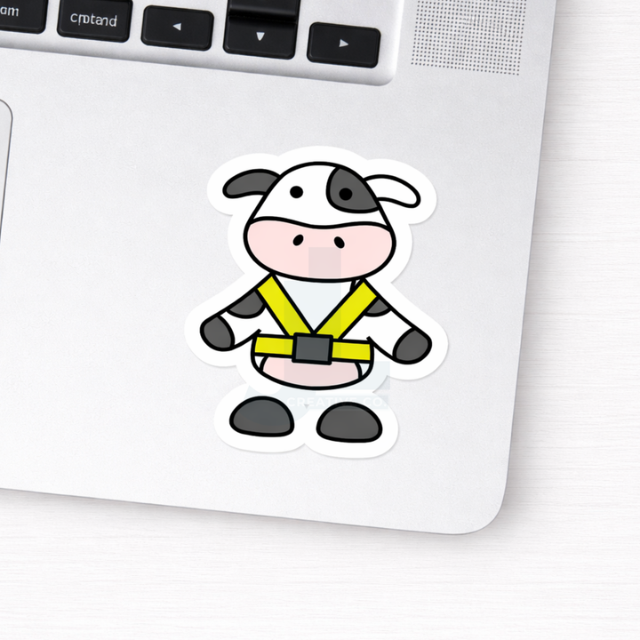 Dancing Cow Stickers