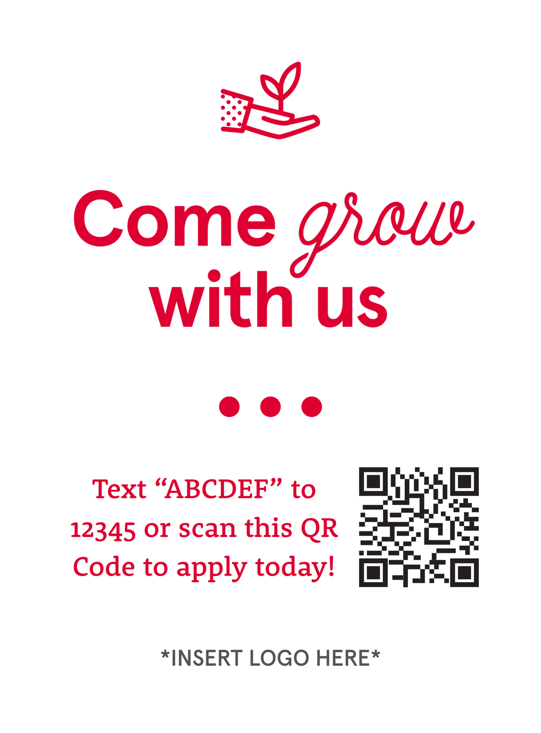 Custom Hiring Window Clings