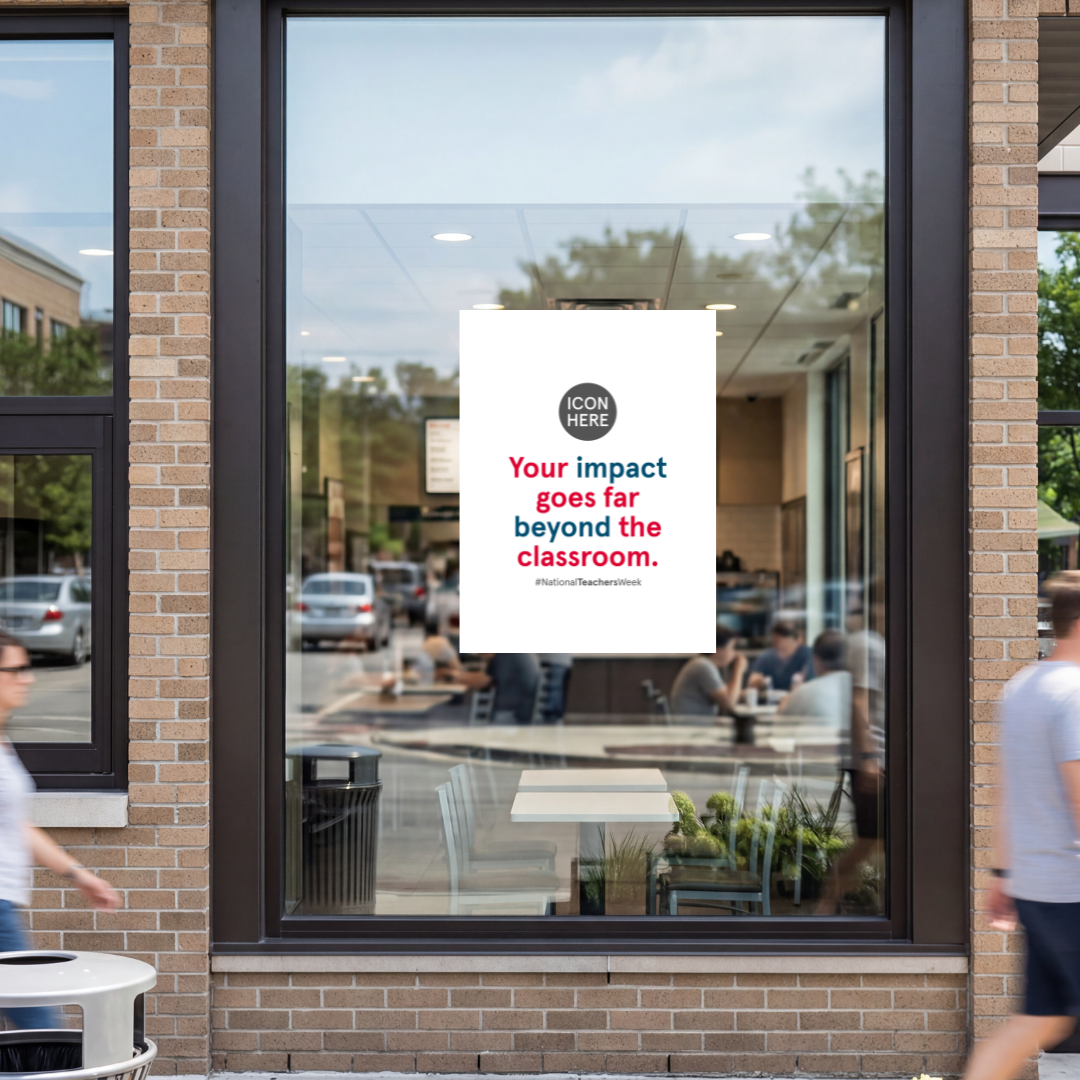 Nurse/Teacher Appreciation - Window Clings