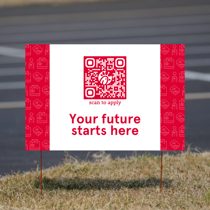 Your Future Starts Here - Hiring Yard Sign