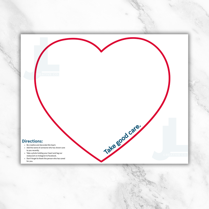 Heart Coloring Sheet