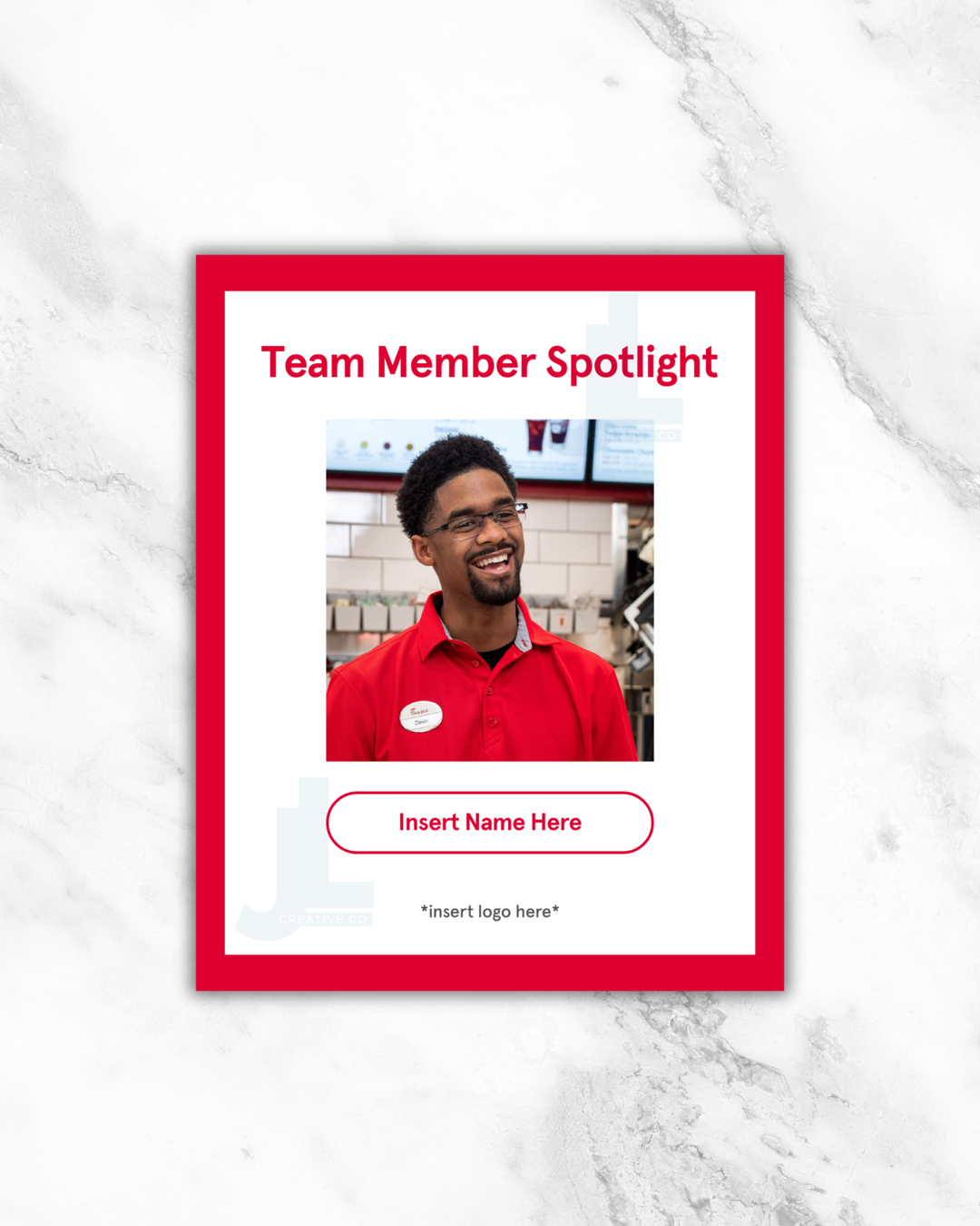 Team Member Spotlight Canva Template