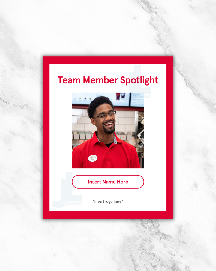 Team Member Spotlight Canva Template