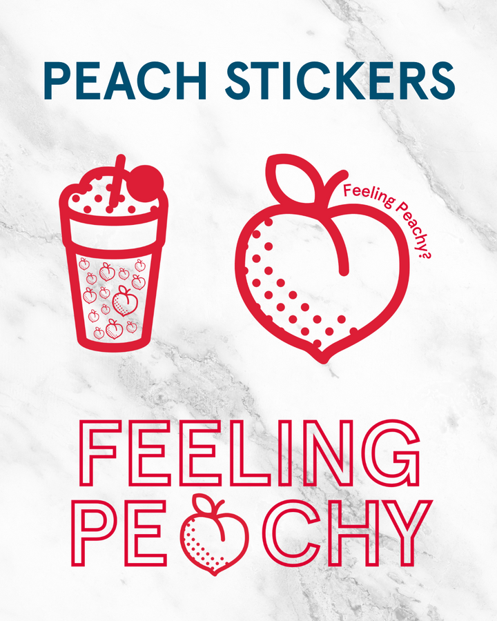 Peach Stickers