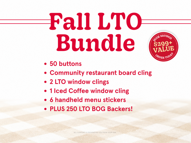 Fall LTO Resources & Bundles (Fast Shipping)