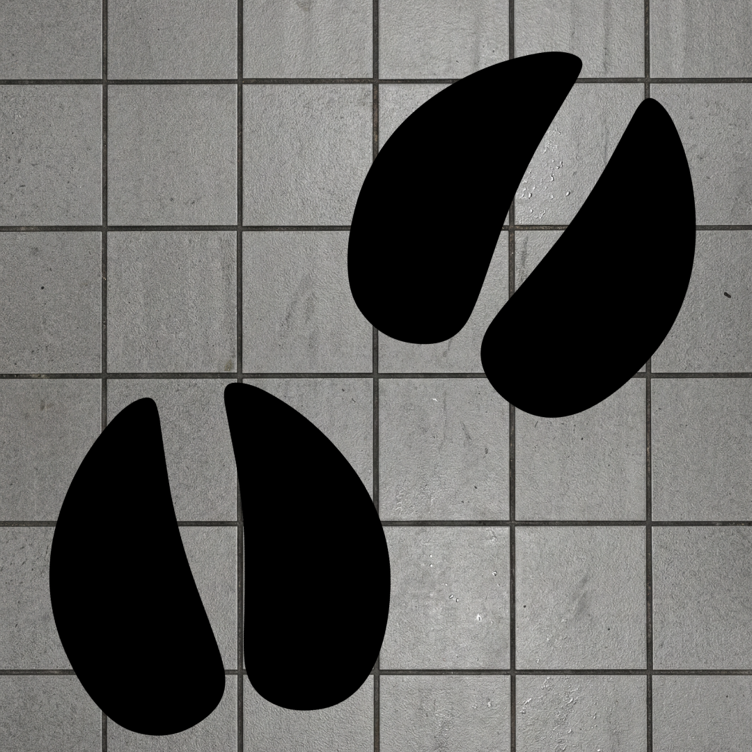 Cow Hooves Floor Decals (Anti-Slip)