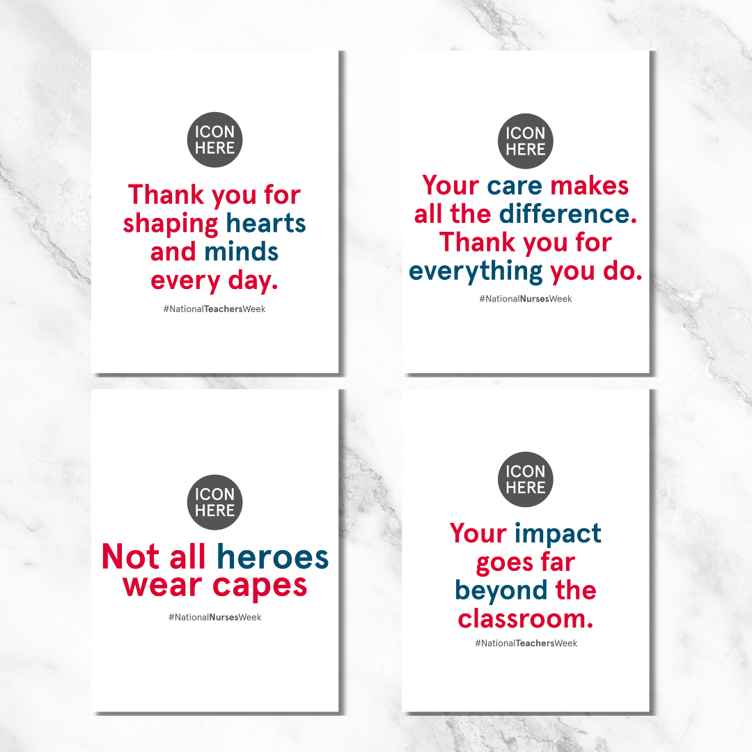 Nurse/Teacher Appreciation - Window Clings