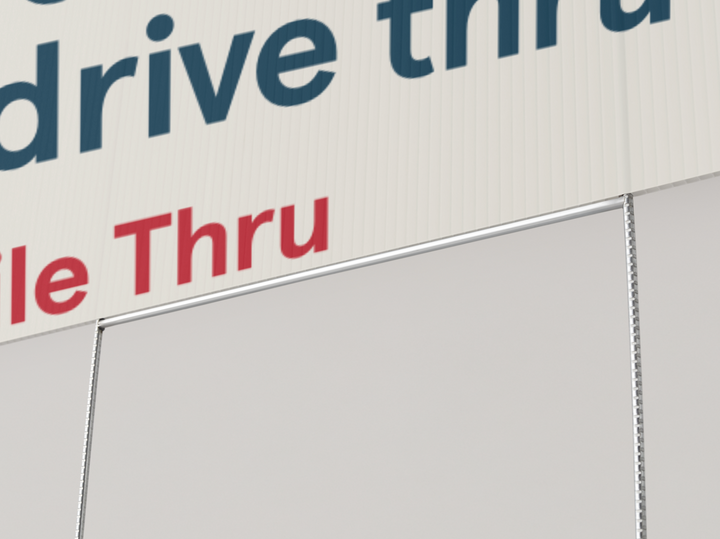 Mobile Thru Yard Sign