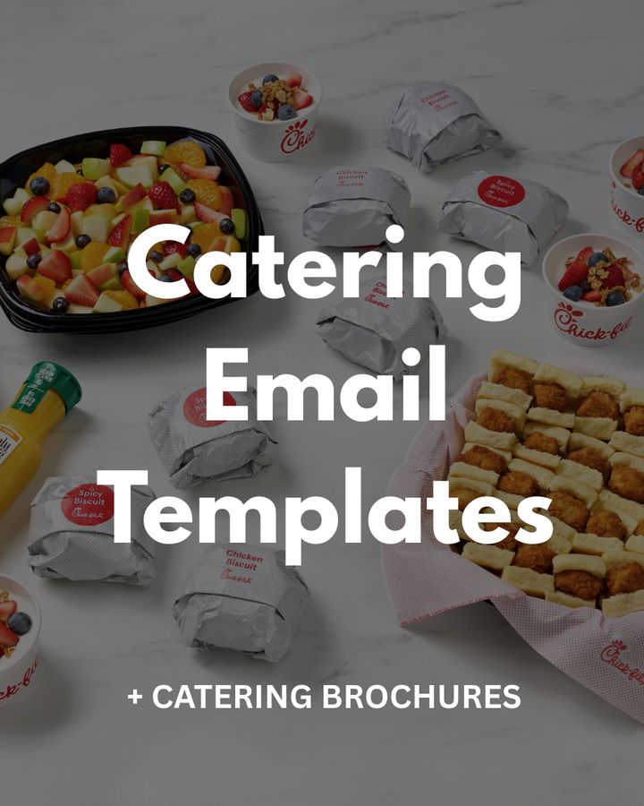 Catering Email Template