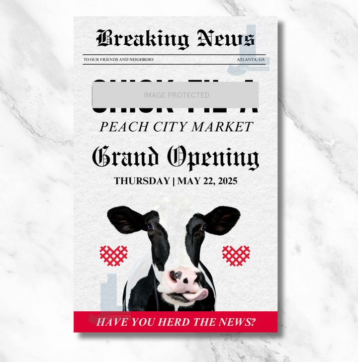 Grand Opening Newspaper – Custom Design