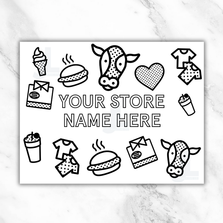 Custom Coloring Sheet