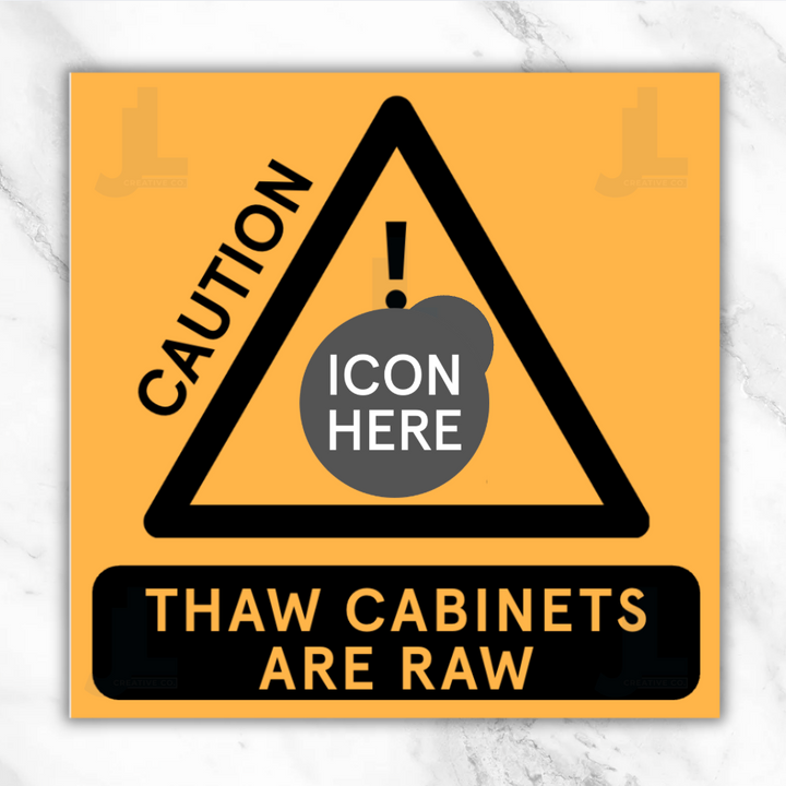 Caution Raw Labels