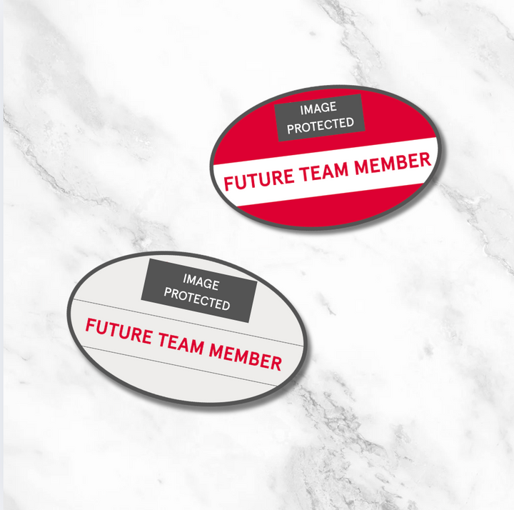 Future Team Member Nametag Stickers