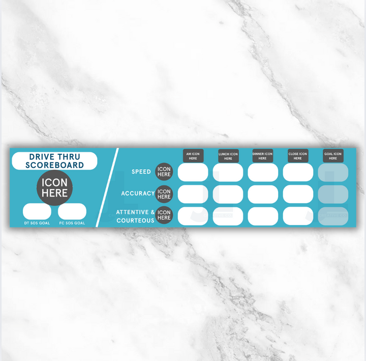 DT Scoreboard – Guest Experience (Dry Erase)