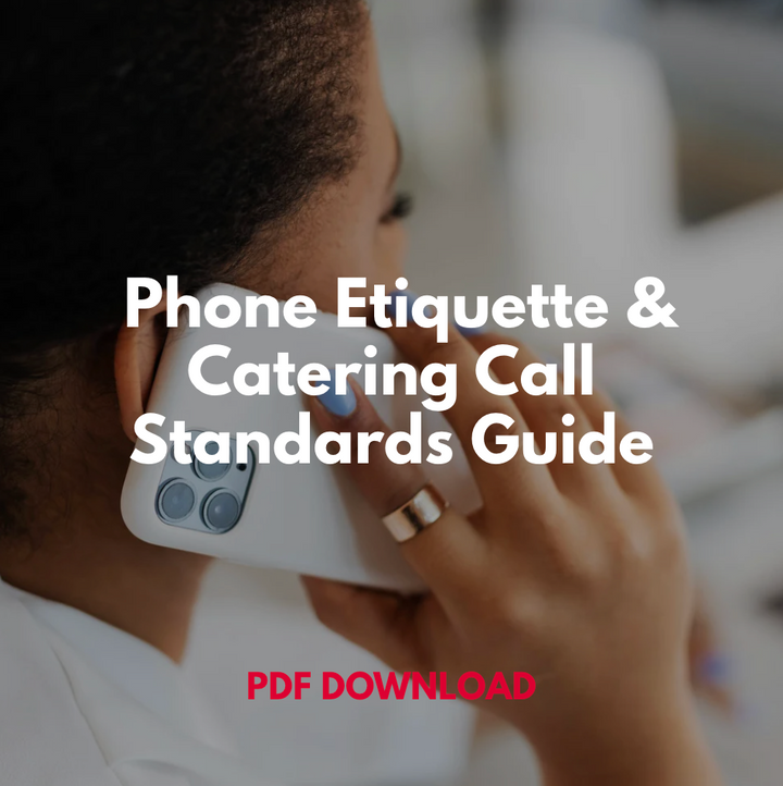 Restaurant Phone Etiquette & Catering Call Guide
