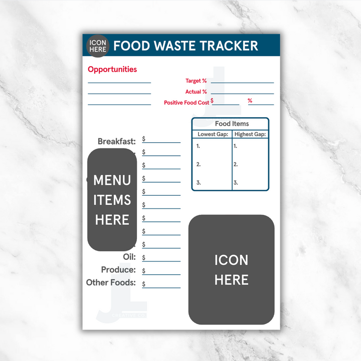 Food Cost/Waste Tracker