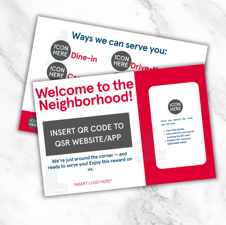 Real Estate Offer Card Backer