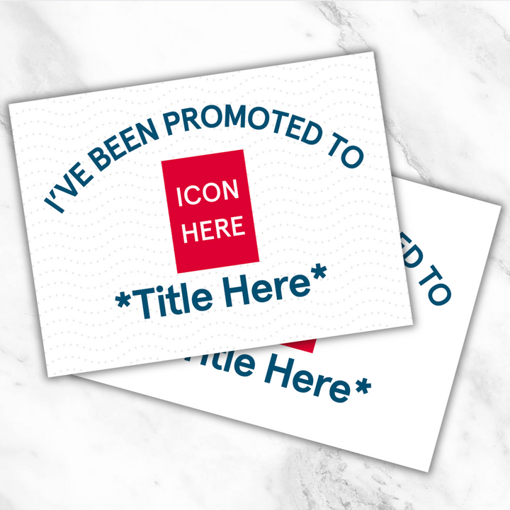 Promotion Celebration Sign