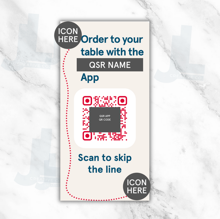 Mobile Ordering Door Decal