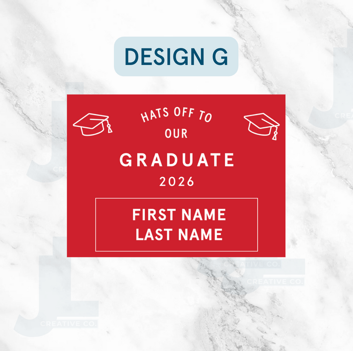 Graduation Lawn Signs