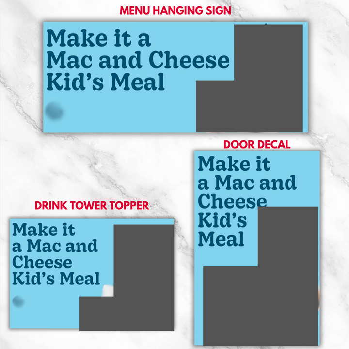 Mac & Cheese Kid's Meal Kit